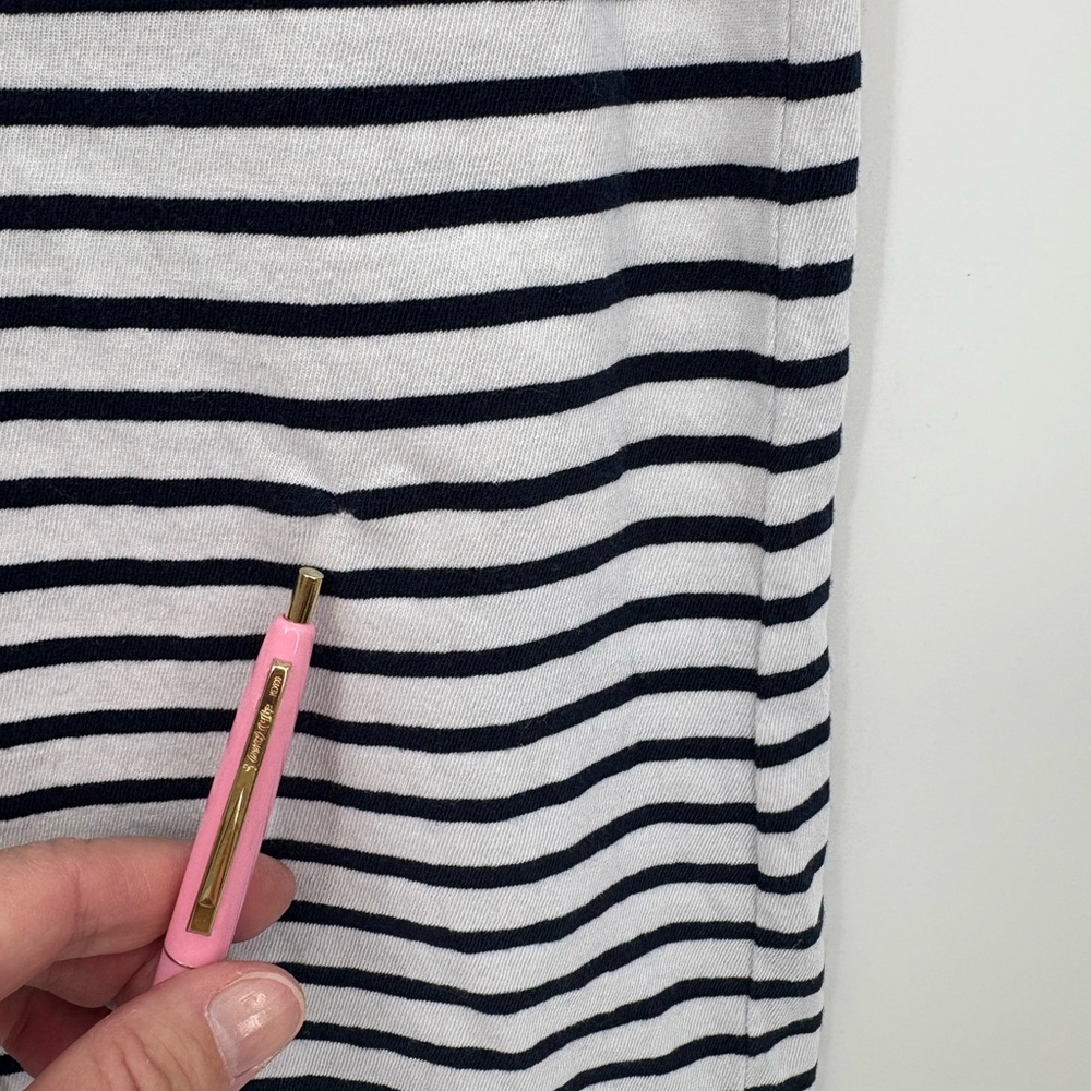 Frank &Eileen Emma Maxi Henley Dress  Navy French Stripe NWOT - Picture 6 of 7